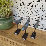 Wooden Parrot on Stand - Home Of Vintage