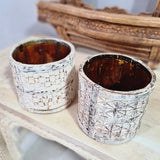 Wooden White Planter - Home Of Vintage